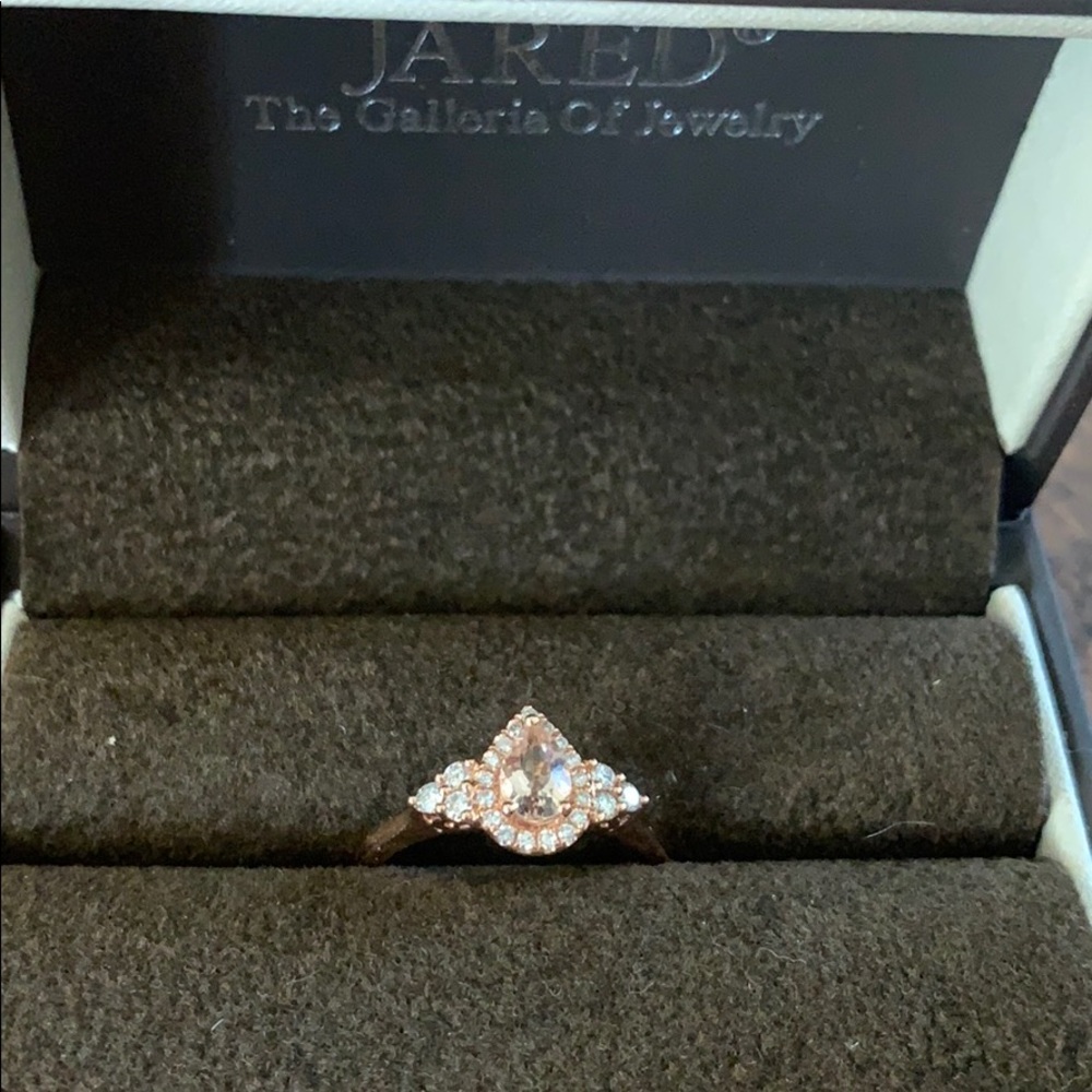 Rose Gold Diamond & Morganite Ring